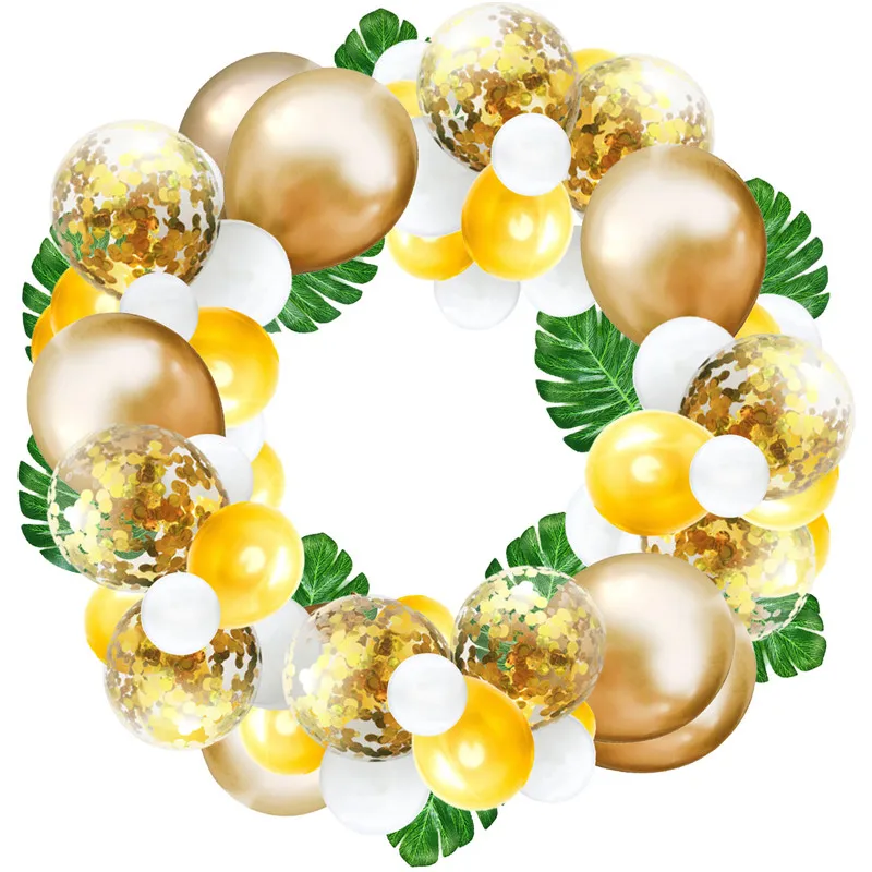 12-дюймовый металлический цветной венок с воздушными шарами воздушный шар