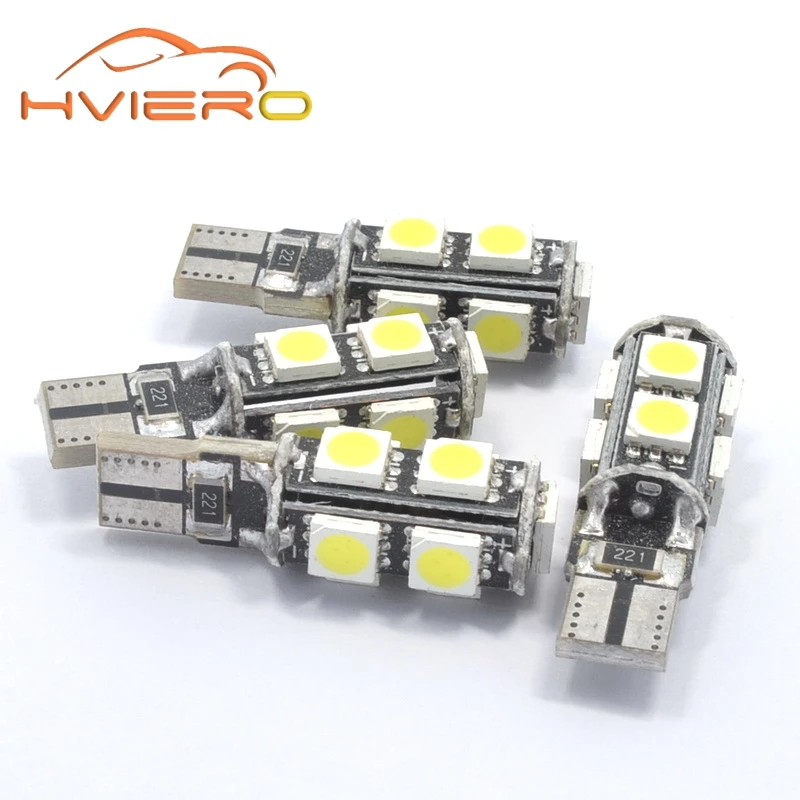 10X Белый T10 W5W указатель поворота номерного знака свет парковки 9Led Авто CANBUS 194 168 192