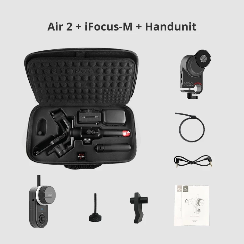 air2 ifocusm handu Moza Air 2 3-Axis Камера стабилизатор для беззеркальная камера DSLR Canon 5D2/3/4 сервопривода для непрерывного изменения фокусировки камеры AIR2 vs Feiyu AK4000 DJI Ronin S - Цвет: air2 ifocusm handu