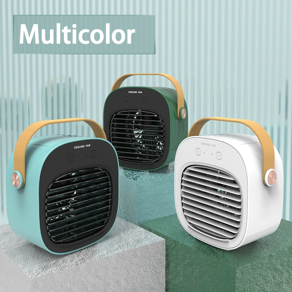 

Portable Air conditioning fan USB Cooling fan Air cooler Humidifier Rechargeable 4000mA Mini Water Air conditioning