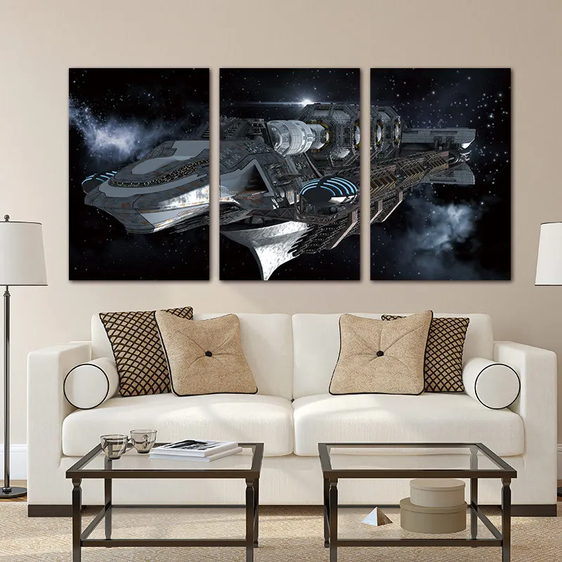 Космическое пространство земля космонавты галактика Венера 3 панели Солнце Луна