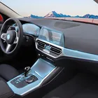 Прозрачная ТПУ Защитная пленка против царапин для салона автомобиля, центральная консоль, аксессуары для ремонта, наклейка для переоснащения BMW СЕРИИ 3
