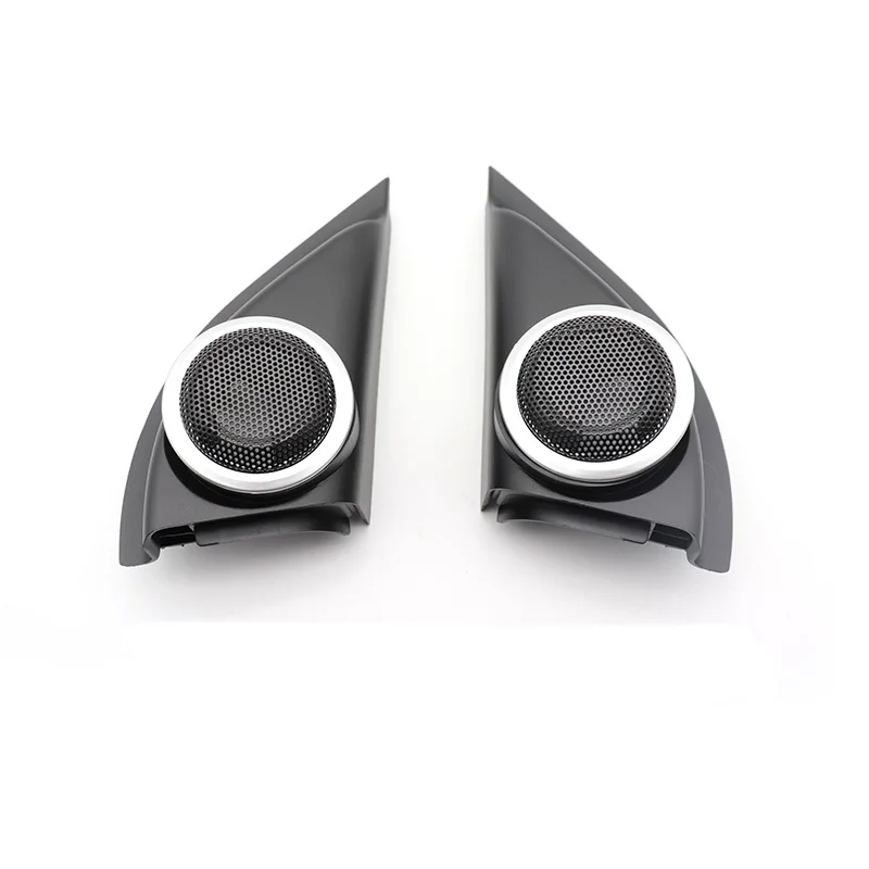 

Car Tweeter Refitting Speaker Boxes Mounts Audio Door Angle Gum With Silver Ring For Vezel 2013 2014 2015 2016 2017 2018 - 2021