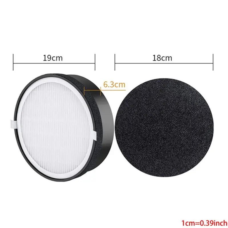 

air purifier replacement filter for Levoit LV-H132 , Activated Carb Filters Removes Odors & Captures 99.7% of Allergens , 2 Pack