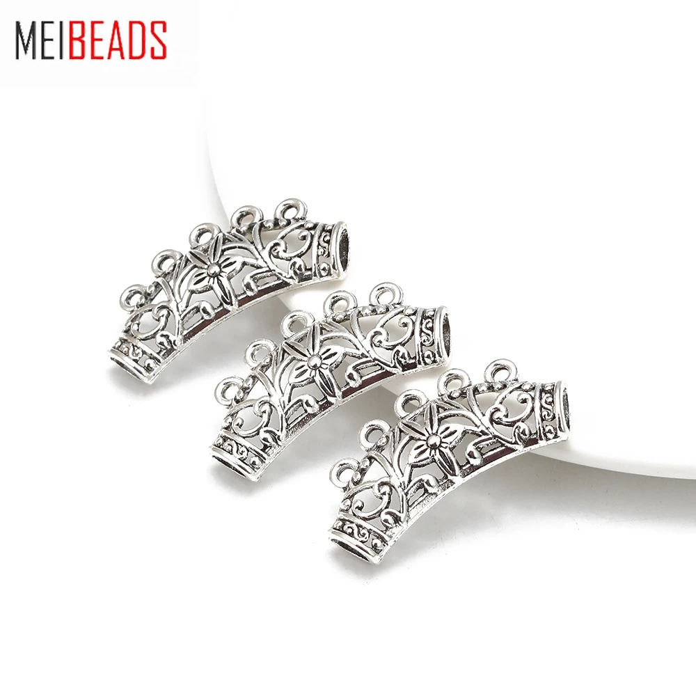 MEIBEADS 10 шт./лот винтажный с отверстиями цинковый сплав ювелирное изделие подвеска