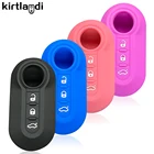 Силиконовый брелок для ключей аксессуары для Fiat 500 панда Ducato Lancia 500L 2013-2018 для Citroen Jumper чехол для автомобильного ключа