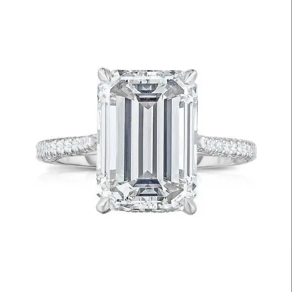 Роскошные обручальные кольца для мужчин с цирконом класса ааааа и белым золотом