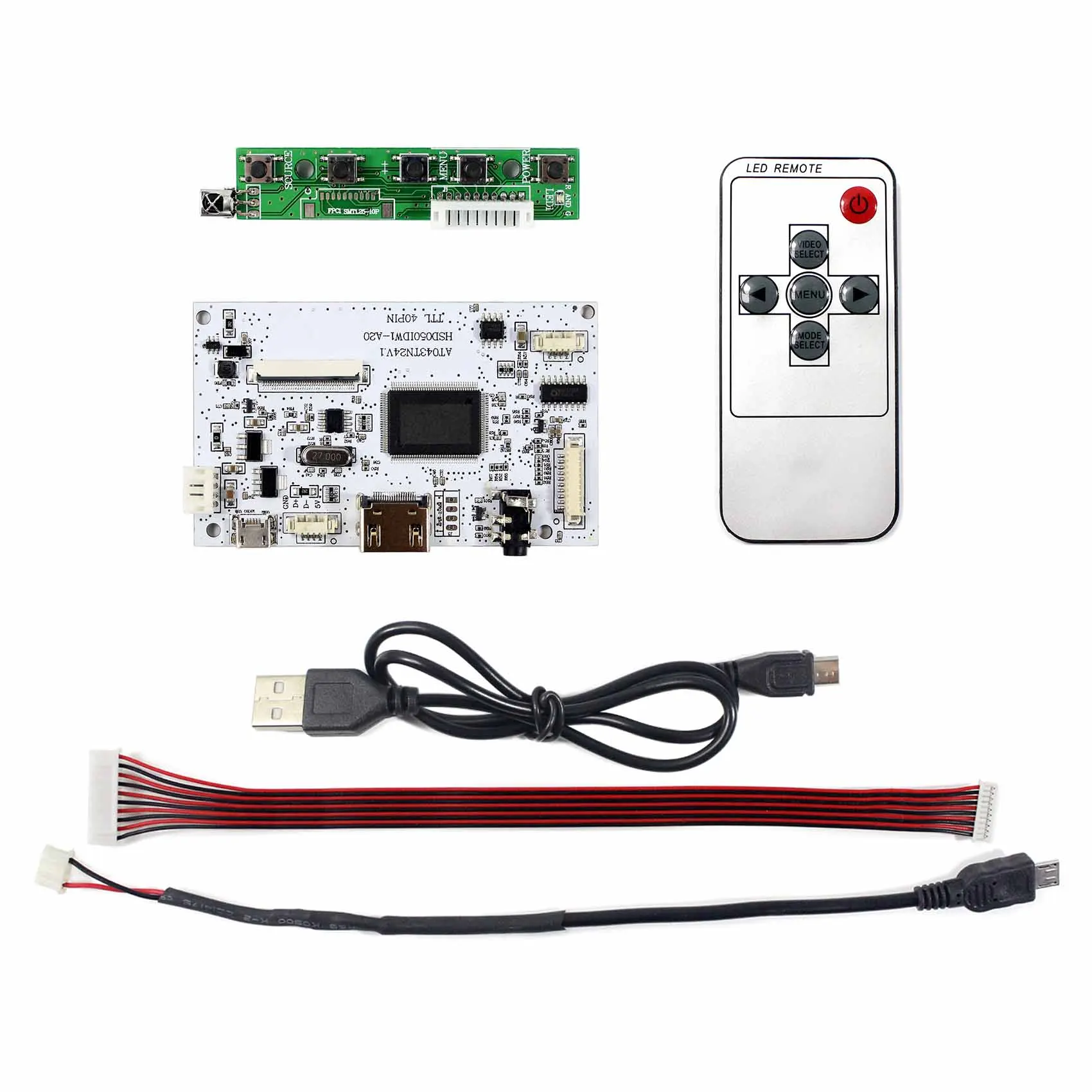 Плата контроллера HD MI для ЖК-экрана 4 3 дюйма HSD043I9W1 AT043TN24 AT043TN25 |