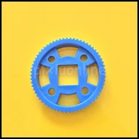 blue plastic 64 teeth gear module 0 5 thicken gear diy model toy car robot helicopter parts j223 drop shipping
