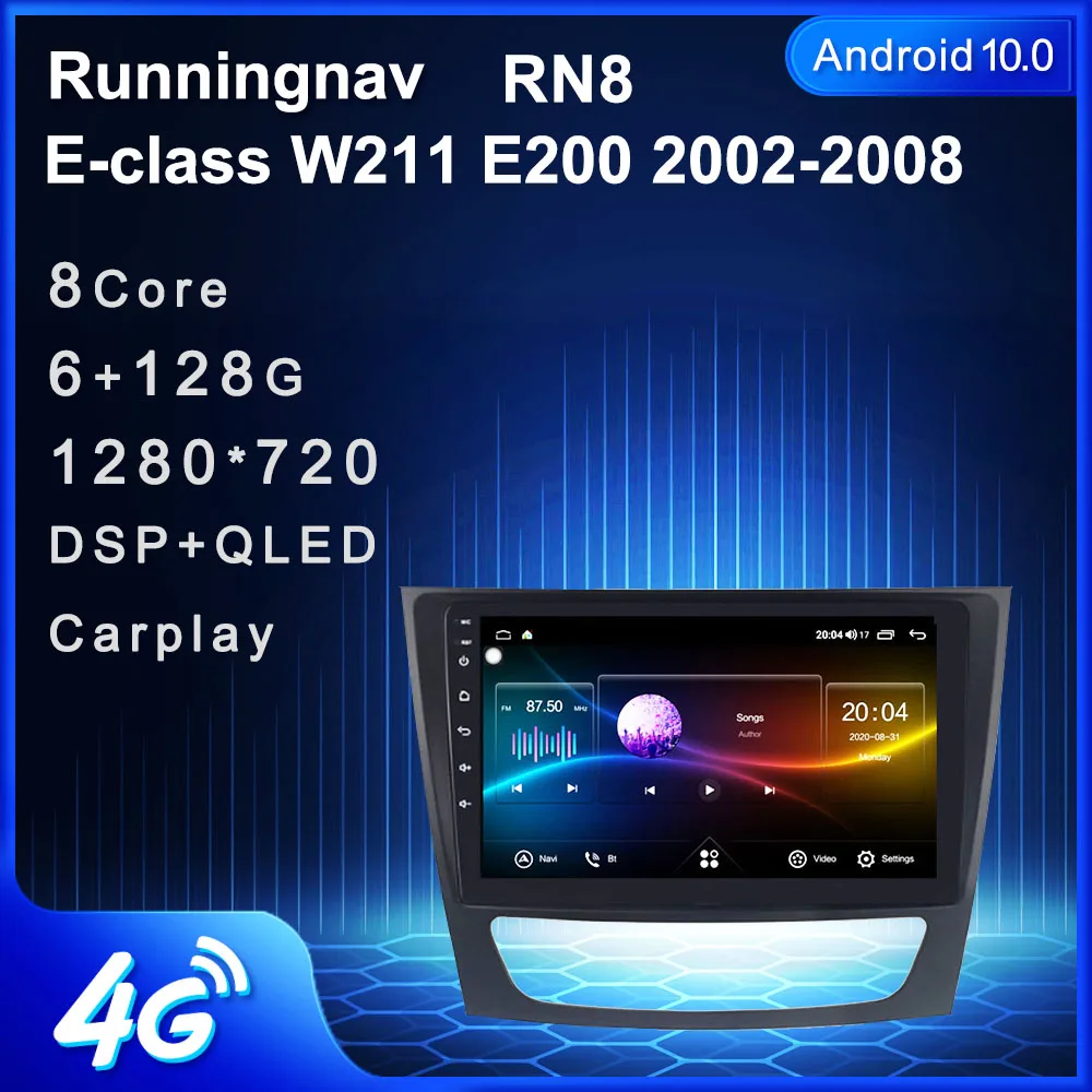 Android 10 1 для Mercedes Benz E/CLS/G класса W211 W219 мультимедийный стерео автомобильный плеер GPS