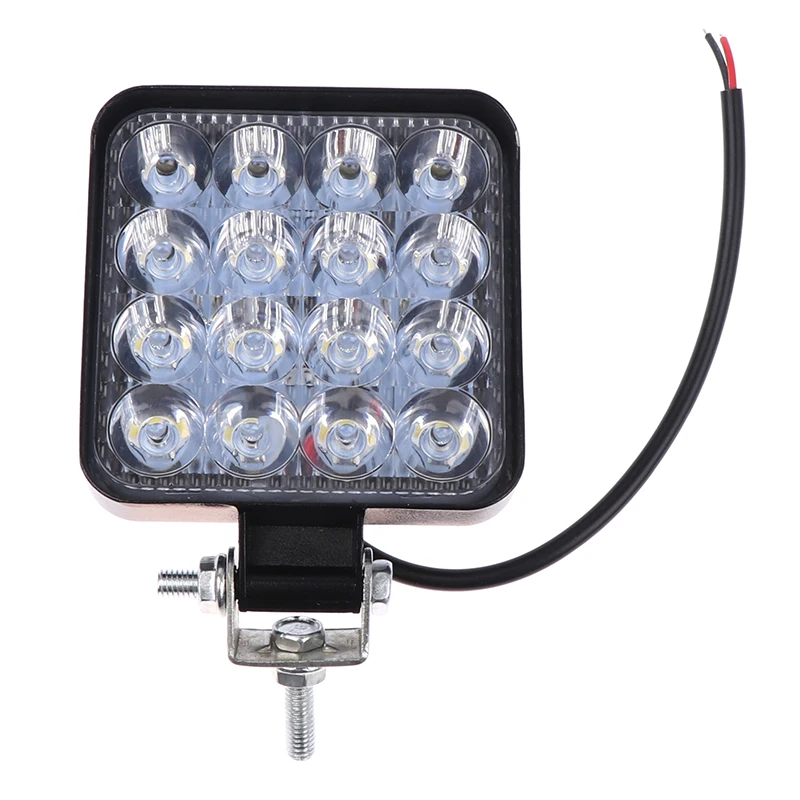 Автомобильный светодиодный рабочий светильник COB чипы 42 Вт DC 24 вольт 6500K белое