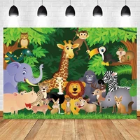 yeele safari party photography backdrops photo backgrounds forest jungle baby birthday photocall photo shoot props photophone