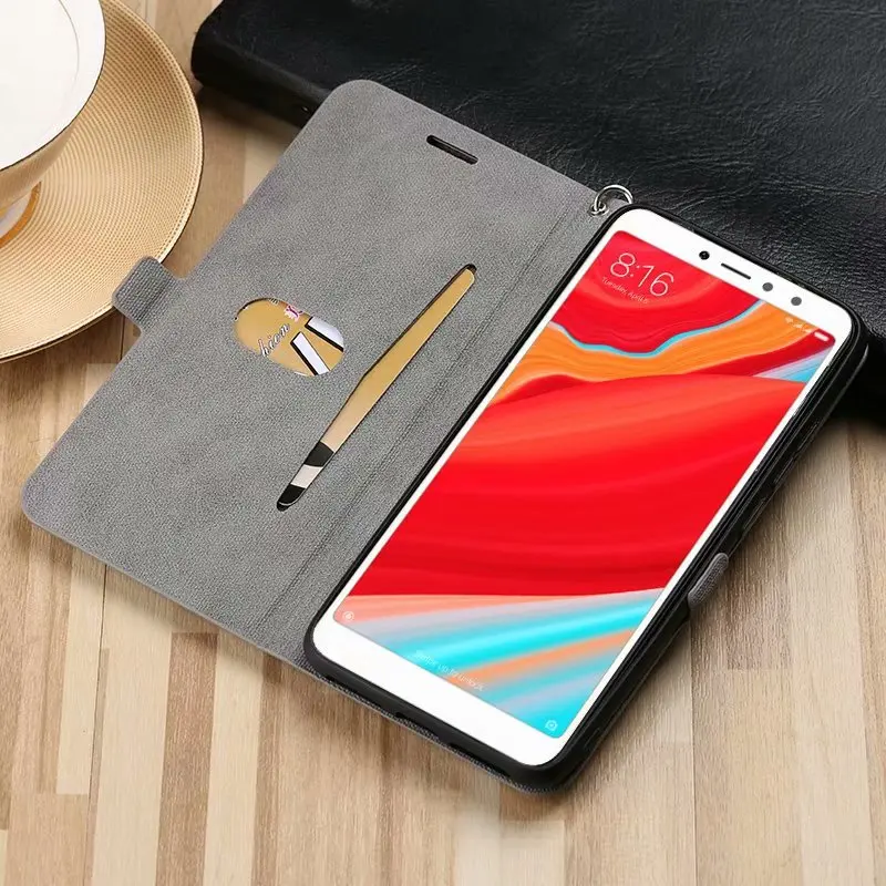 Для Xiaomi Redmi Note 5 чехол бумажник чехол-подставка с откидной крышкой из кожи чехлы