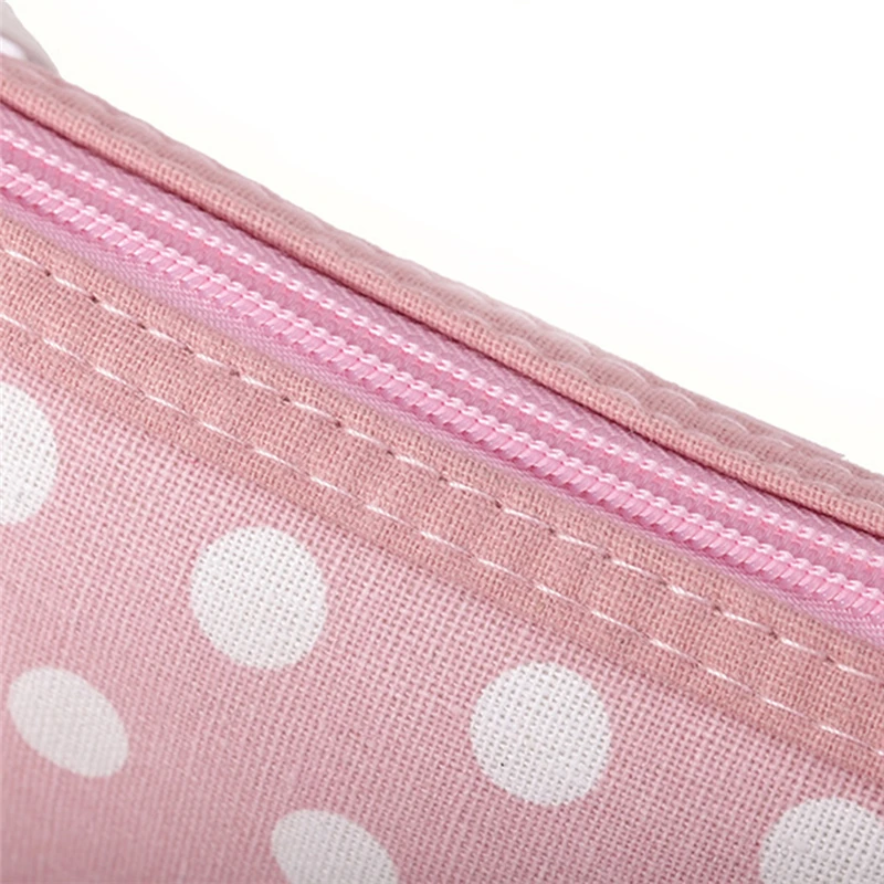 

Women Points Cosmetic Bag Make Up Kit Lady Small Makeup Bag Travel Organizer Zipper Cosmetic Bag For Cosmetics