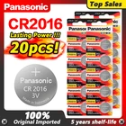 Литиевая батарея PANASONIC CR2016 LM2016 BR2016 DL2016 KCR2016 20 шт. 3 в кнопка для основной платы игрушка с дистанционным управлением