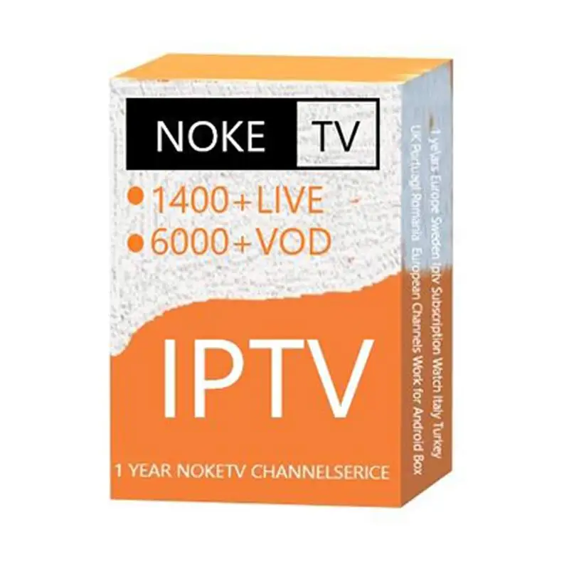 1Years NOKETV IUD tv NOKE tv NOKA tv QHD tv Sub tv QHD tv PRO 1 год подписки Android tv Box APK M3U Smart tv Арабский Франция Швеция Нидерланды - Цвет: 1Years NOKETV