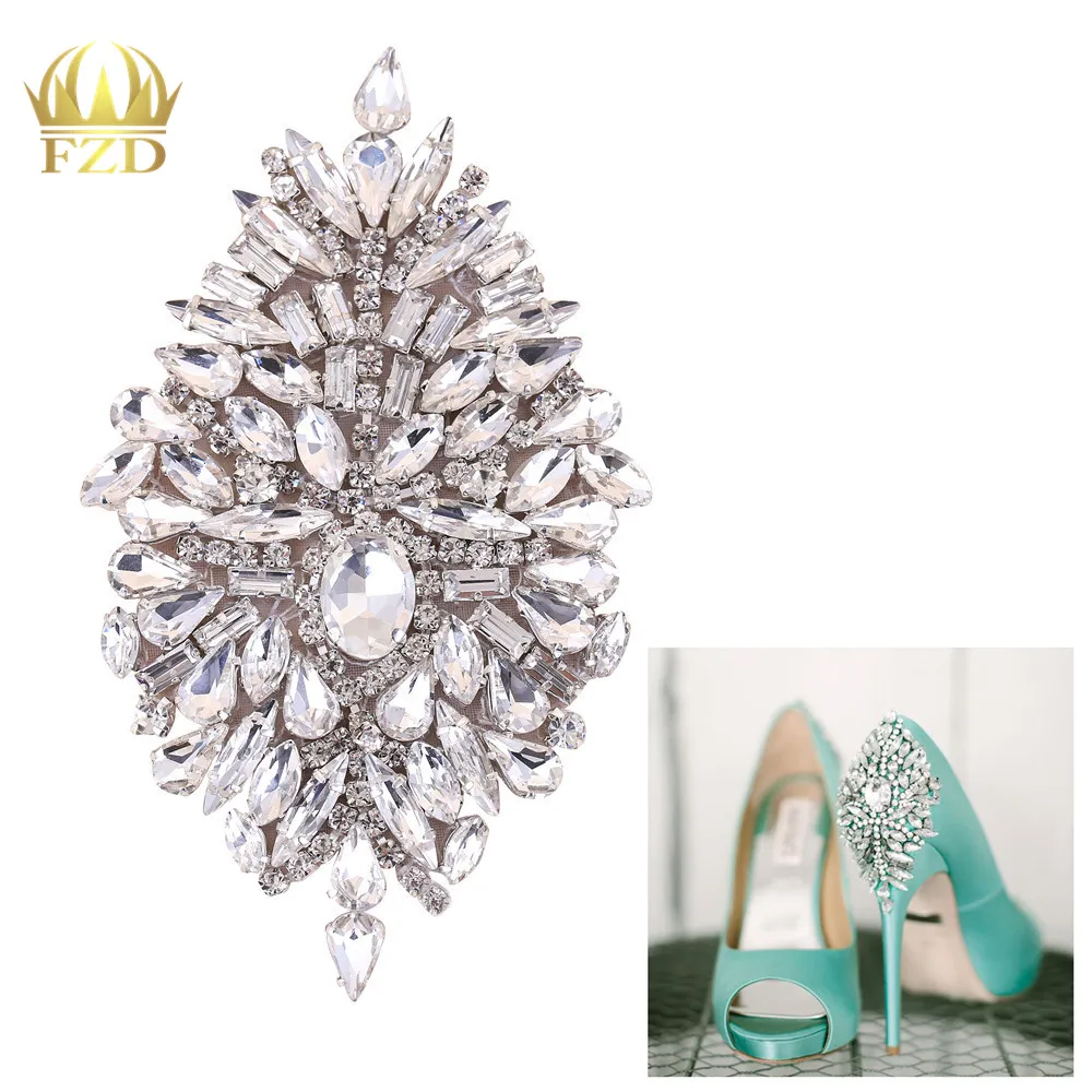 FZD одна пара Стразы аппликация сделай сам стразы Аппликация из бисера аппликации