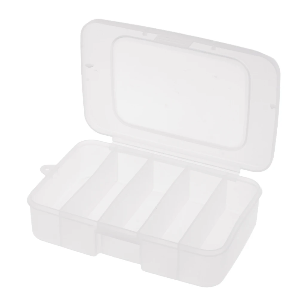 Чехол для рыболовных снастей прозрачный с 5 ячейками | Спорт и развлечения