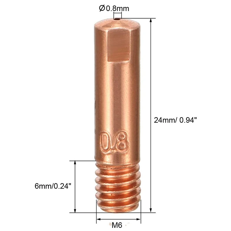 

HOT-MIG Welding Nozzle MB15 15AK, Welding Accessories for the MIG Welding Gun Cc / MB-15