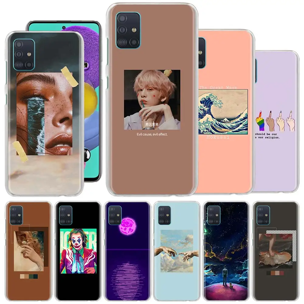 Чехол для телефона Samsung Galaxy A50 A70 A51 A71 A31 A41 A11 A10 A20 A30 A40 A91 жесткий чехол|Бамперы| |