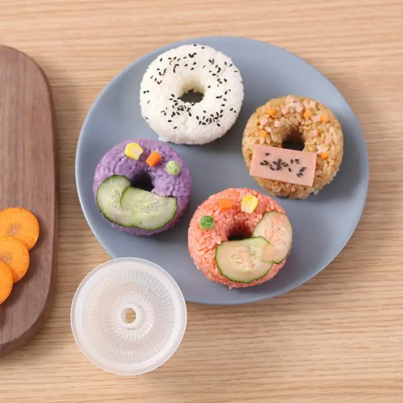 Donut-shaped rice ball mold Japanese-style round household DIY children's bento sushi maker |