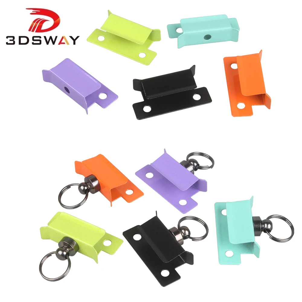 Parts Glass Hotbed Platform Clamp Colorful  Stainless Steel Heated Bed Ultimaker Build Plate Clip Ender 3