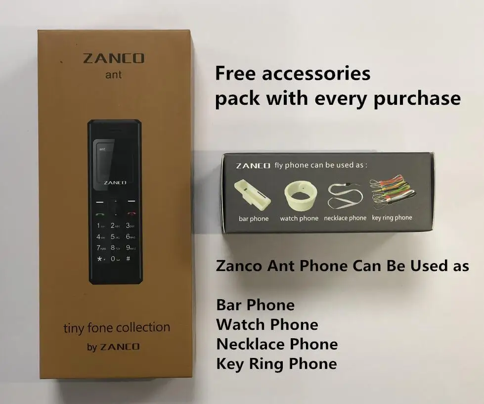 2G ZANCO Ant самая маленькая в мире камера fone мелкая клетка сотовый телефон мобильный
