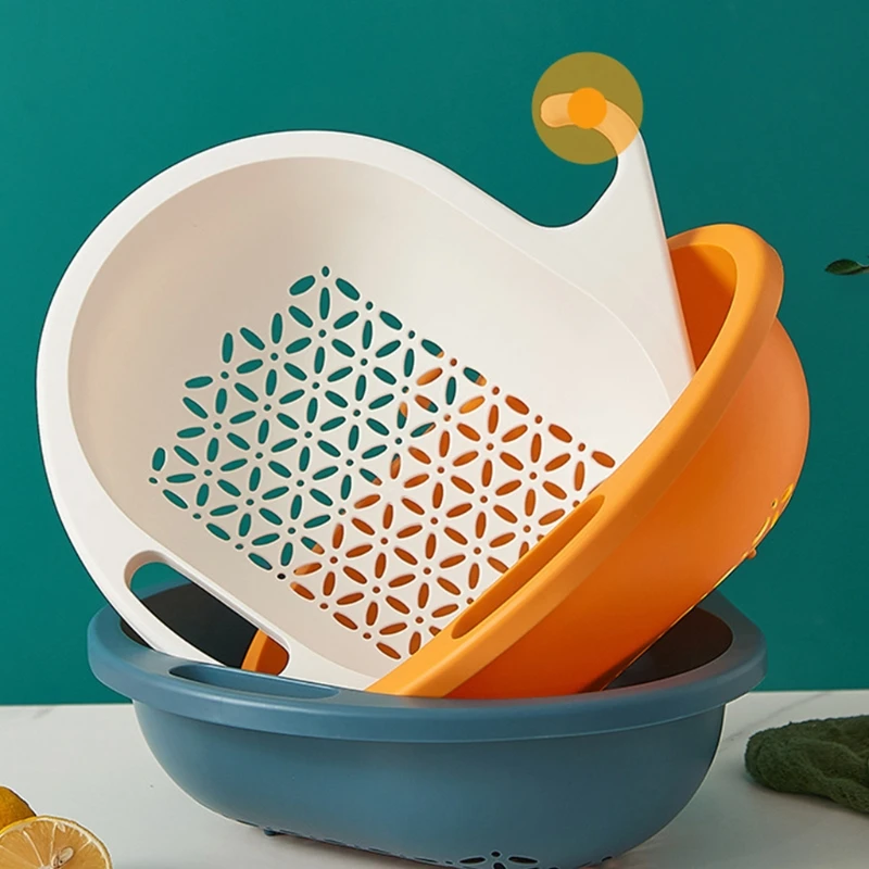 

Plastic Storage Organizer Sink Strainer Basket with Hook Kitchen Container Home