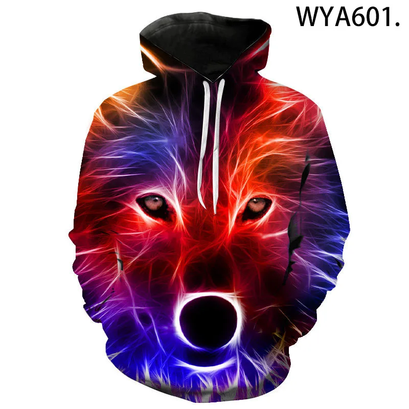 

Толстовки Cool Wolf с 3D принтом для мужчин и женщин, Детская уличная одежда, пуловер, свитшоты с длинным рукавом, модное пальто с капюшоном для мальчиков и девочек
