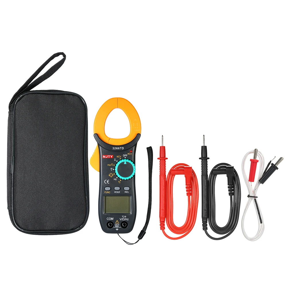 

Digital Clamp Meter Auto Multimeter Current Handheld Multimeter LCD Diaplay Measuring Resistance Capacitance Frequency