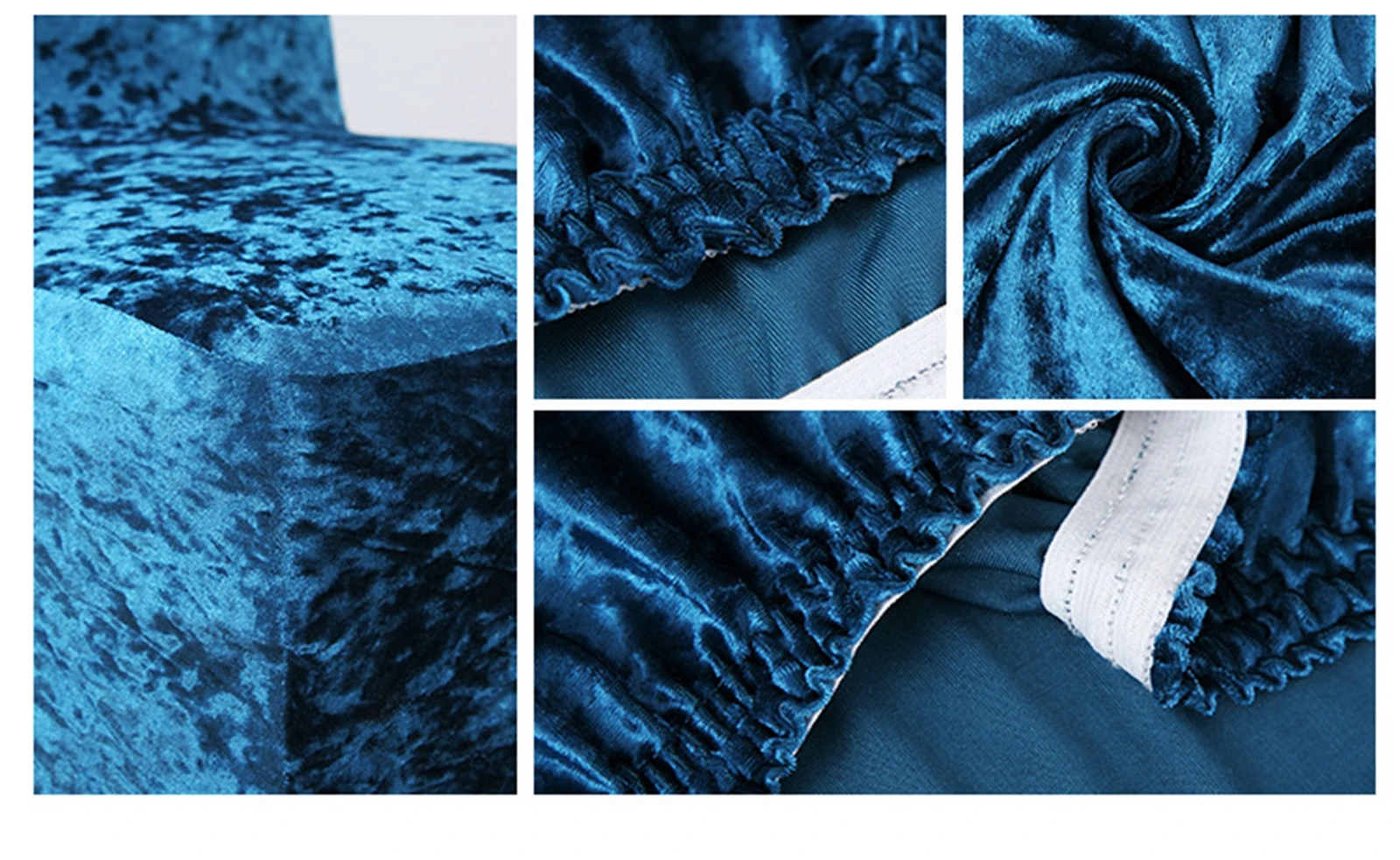 Бархатный плюшевый чехол на стул съемные растягивающиеся Чехлы сиденье для