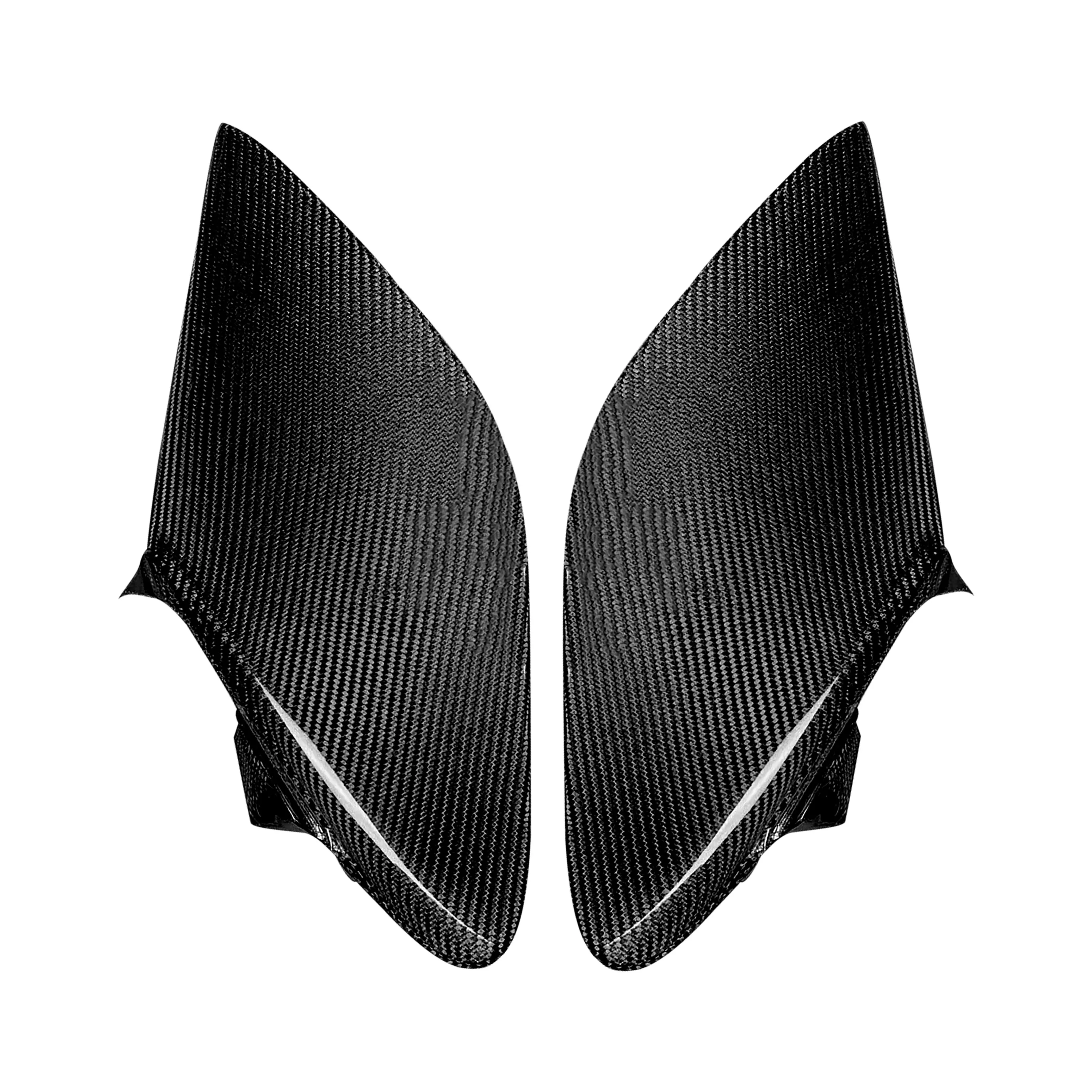 2 шт./компл. автомобильные сухие углеродного волокна задняя сторона