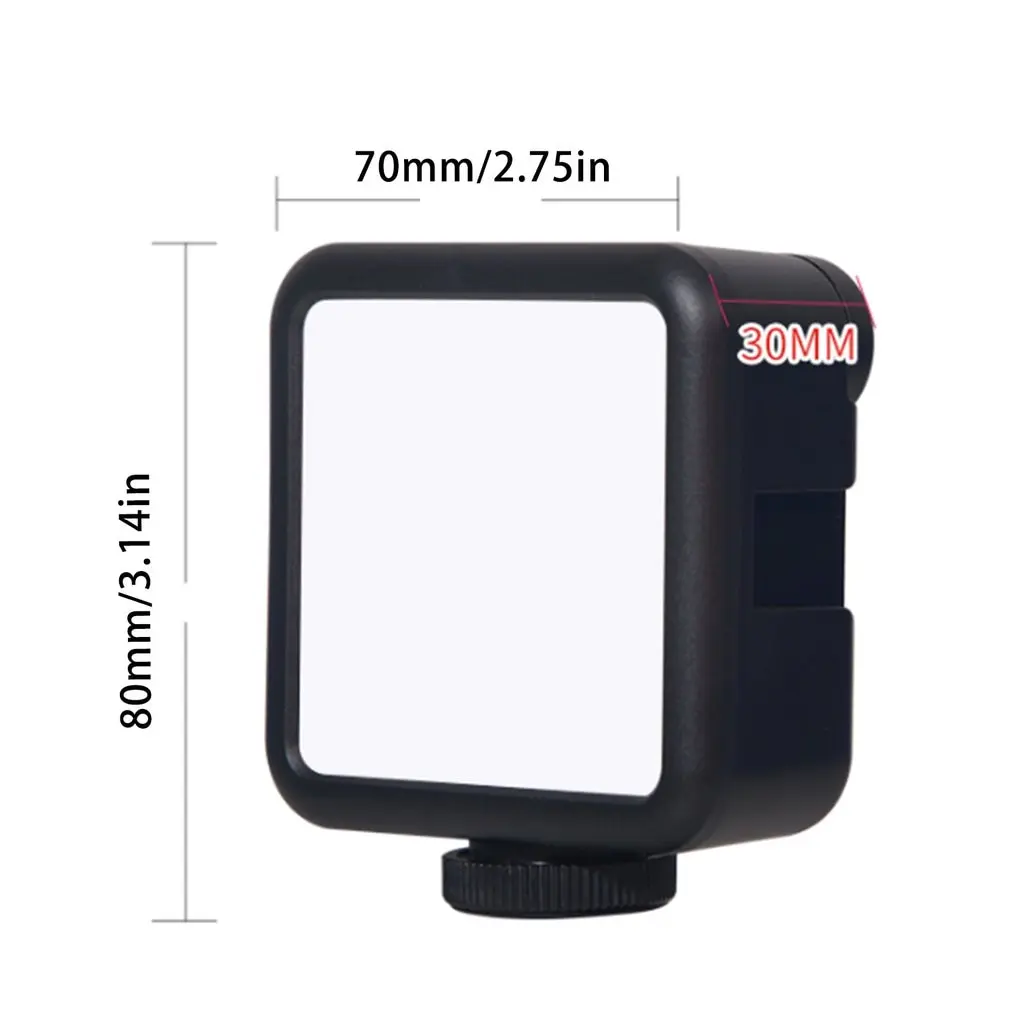 

W49s Built In Battery 6w High Power Fill-in Light Photographic Lamp Mini Led Fill Light For Photography Live Broadcast