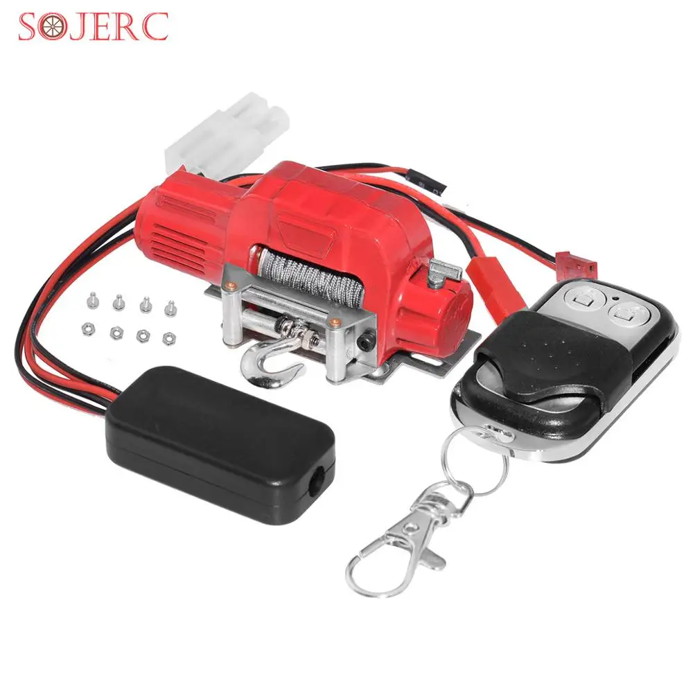 SOJERC металлическая Автоматическая лебедка беспроводной пульт дистанционного