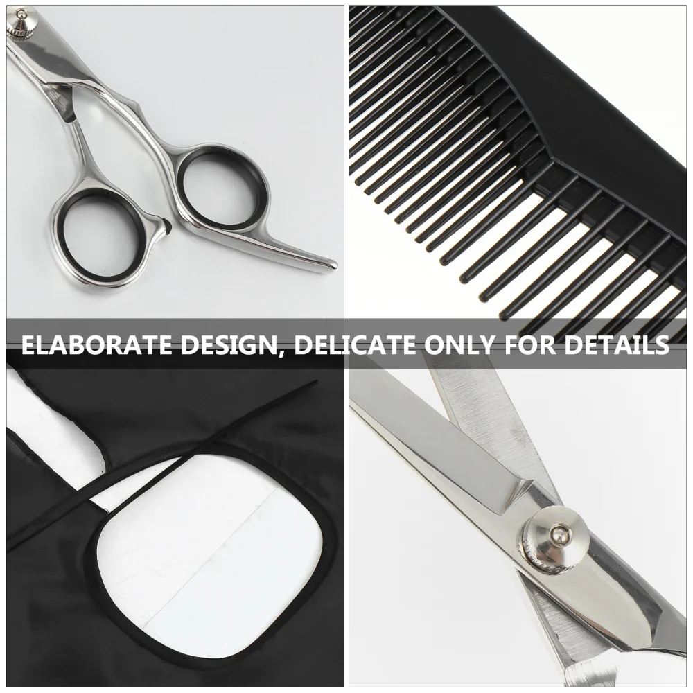 

1 Set Professional Haircut Scissors Kit Useful Hairdressing Tool for Home Salon