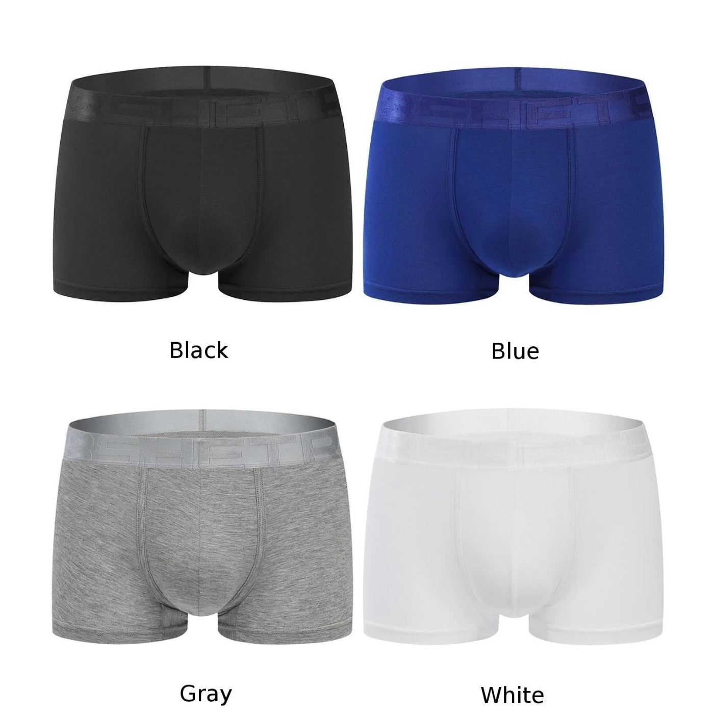 

Man Boxers Breathable Comfy Underwear Boxer Modal Solid Color Comfortable High-Quality Low-rise Sexy Underpants Lingerie Male