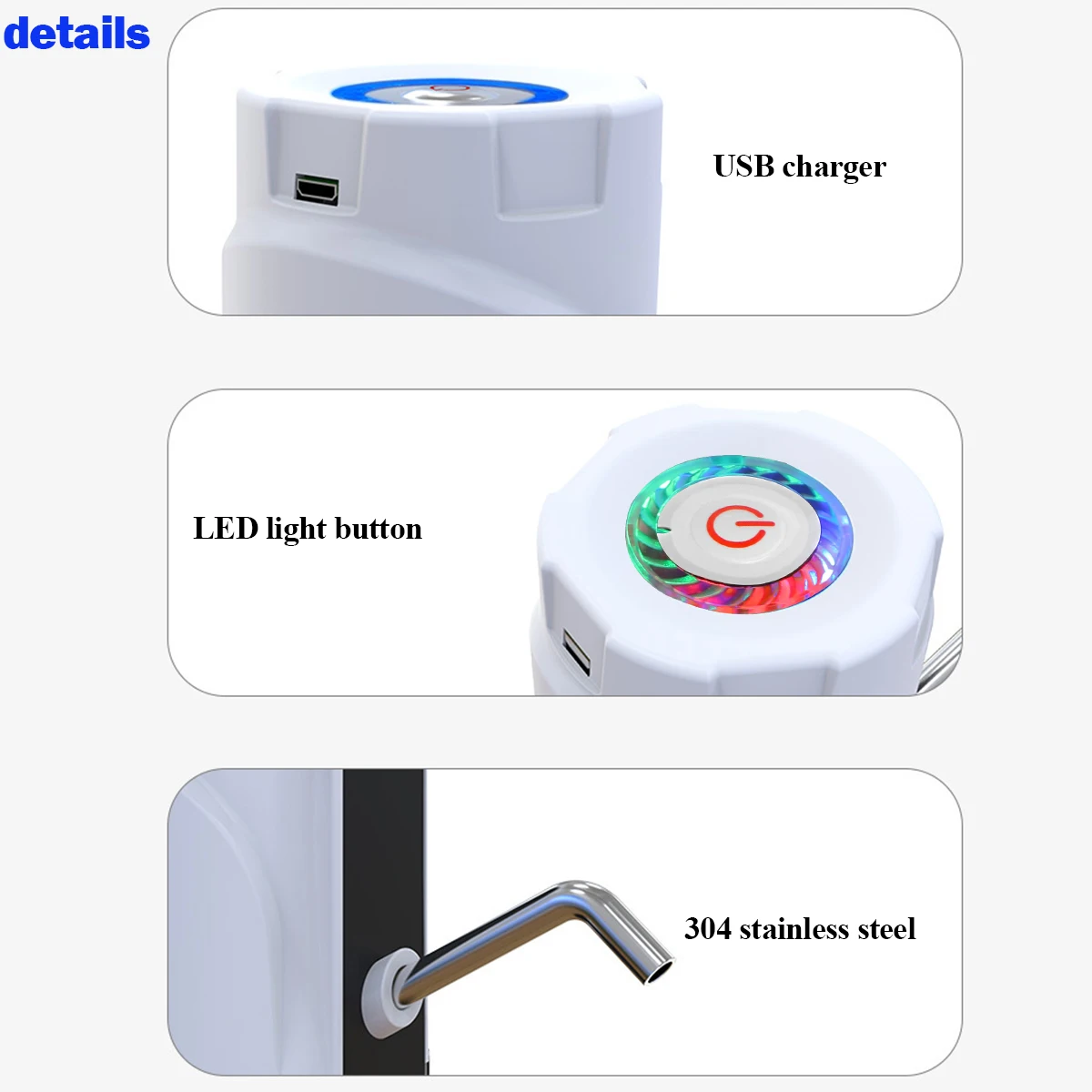 Бытовой автоматический диспенсер для воды Bott светодиодный ручной водяной пресс