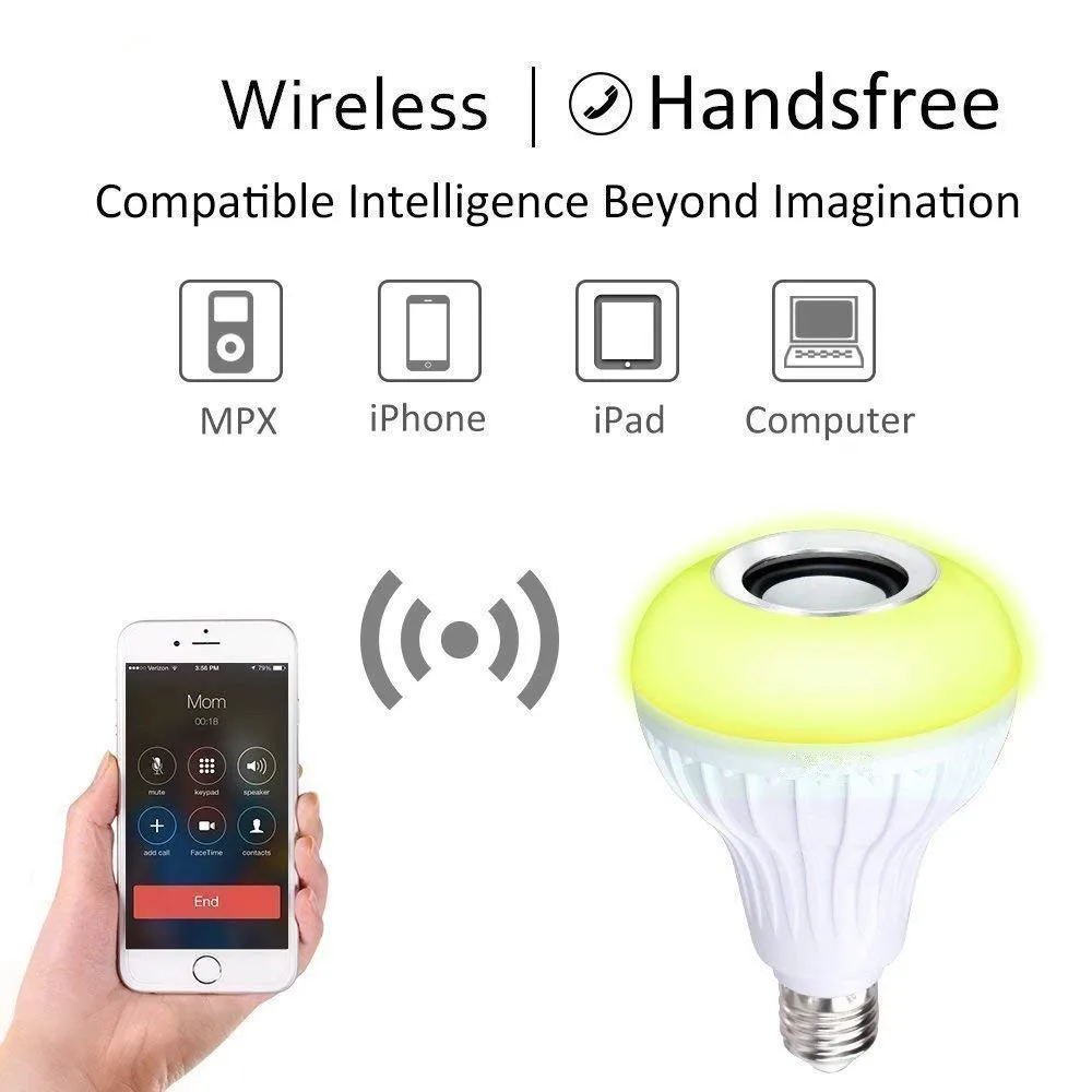 Bluetooth-Колонка DZLST умная светодиодная лампа 24 клавиши дистанционное управление