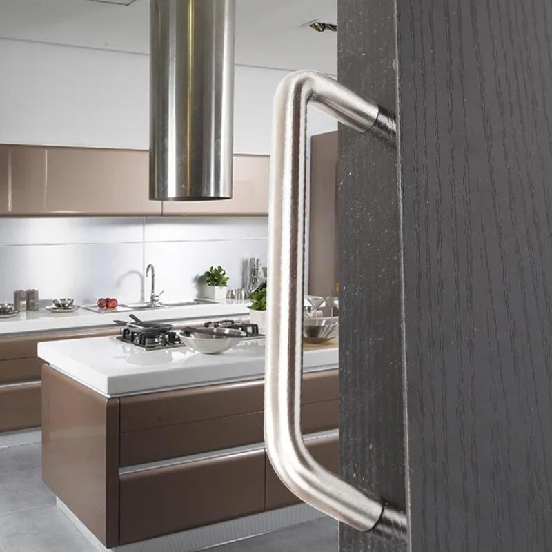 304 Нержавеющая сталь дверные ручки и 2 &quot~ 24'' Кухня дверная ручка для шкафа