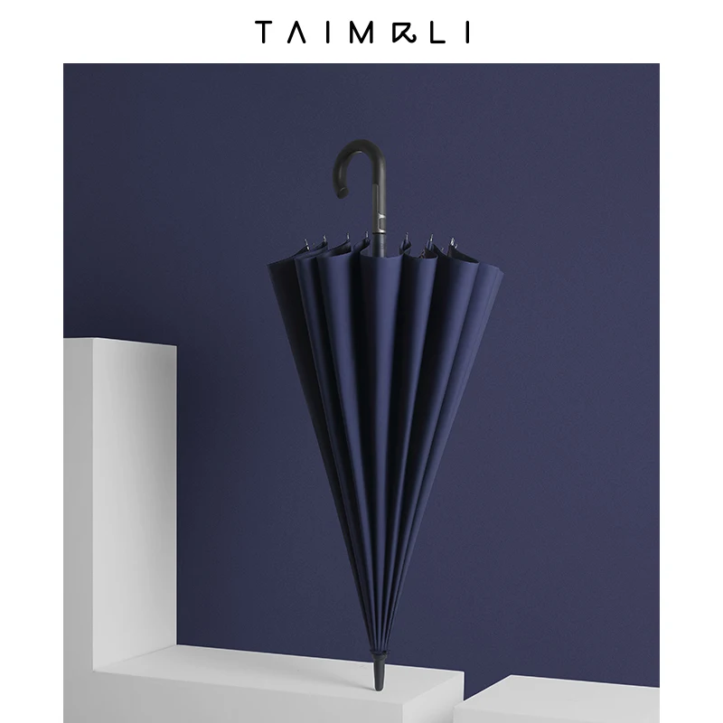 Offerte Academy Vintage Uomini Antivento Ombrello Da Viaggio Lungo Di Lusso Di Grandi Dimensioni Ombrello Parasole Pioggia Donne Paraguas Mujer Ombrello Da Golf BW50YS