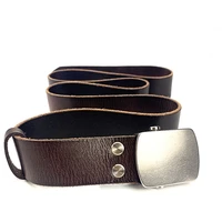 mens belt pure titanium tactical automatic slide buckle 3 8 cm male genuine leather belt
