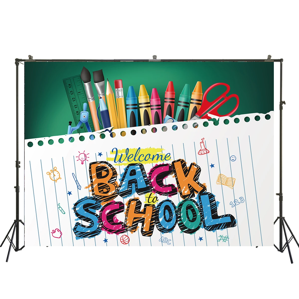 HUAYI фотография фон день рождения ребенок Фото Выпускной обратно в школу Вечерние