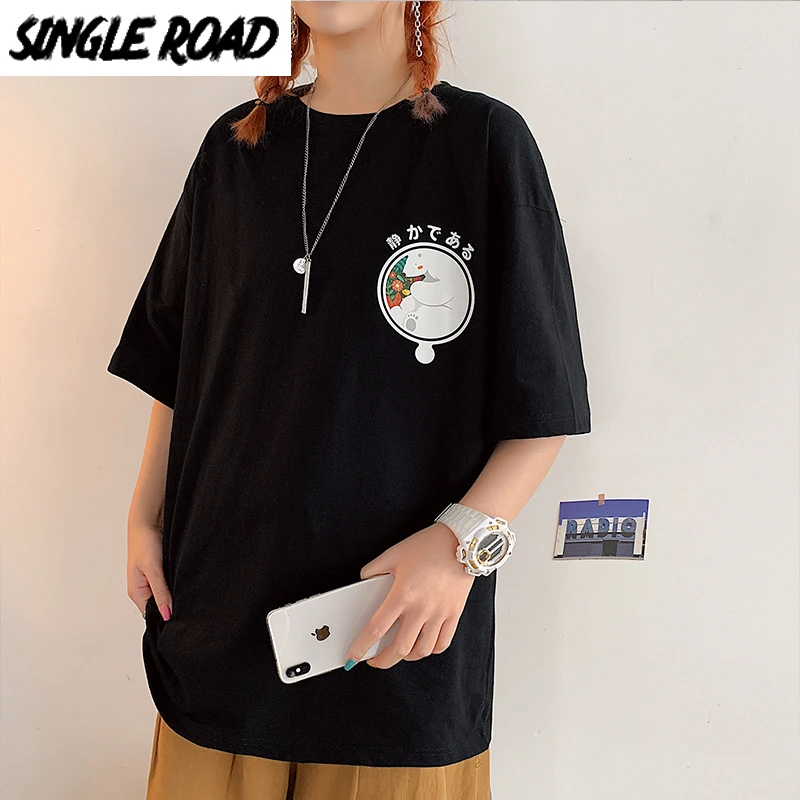 Мужская футболка SingleRoad летняя хлопковая Футболка большого размера в стиле
