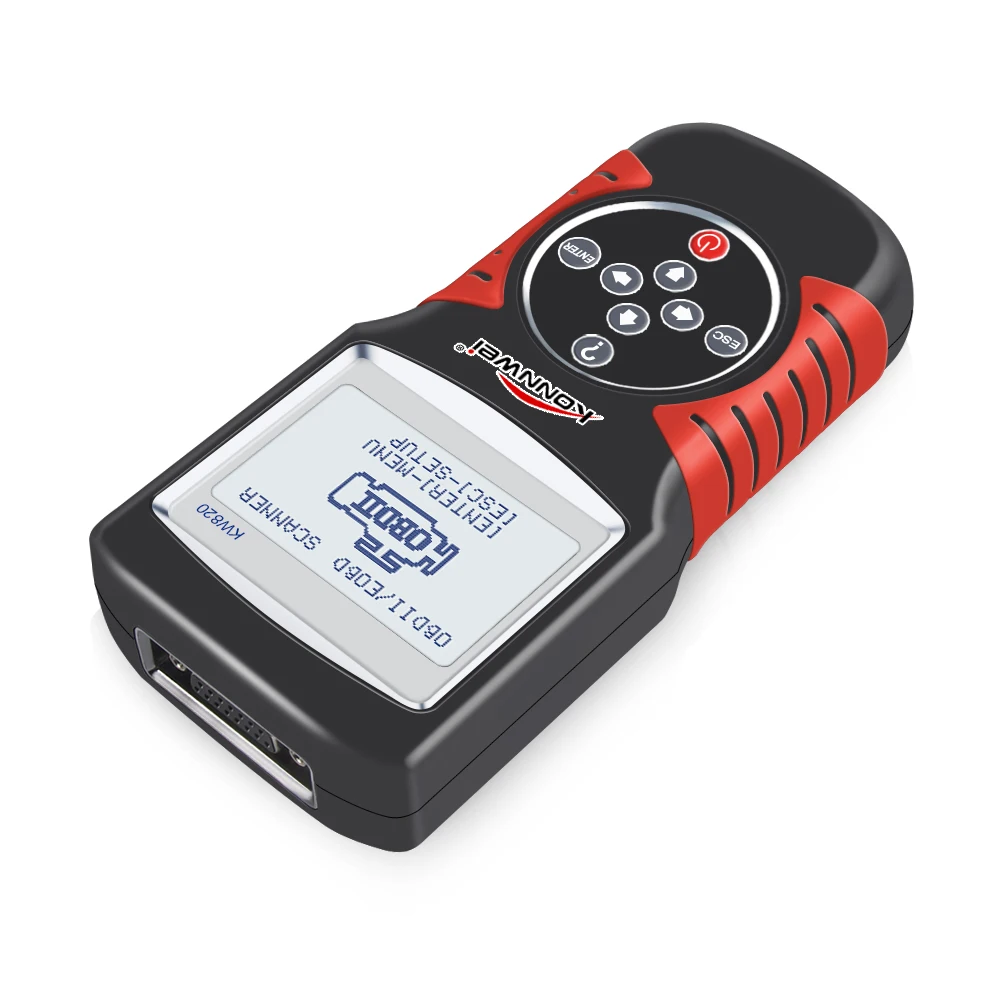 

Автомобильный сканер KONNWEI KW820, многоязычный диагностический инструмент OBDII EOBD, считыватель ошибок в автомобиле, диагностический сканер на и...