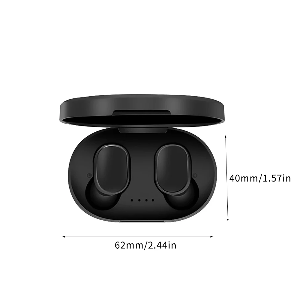 

TWS Bluetooth Headphones A6S Wireless Earphones In-Ear HiFi Stereo Earbuds Sport IPX4 Waterproof Headphones For All Smart Phone