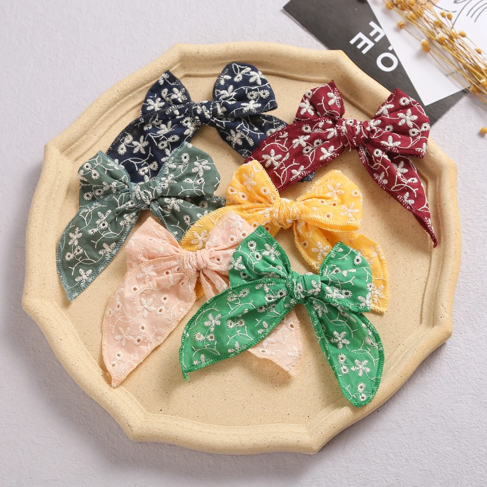 

Big Bow Hair Clips Cute Floral Hairpins For Kids Children Girls Sweet Bows Baby Hair Clip Barrettes Hair Accessories For Girls