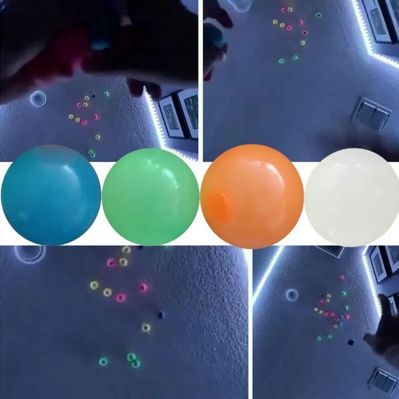 Stick стены ловленный мяч пледы светятся в темноте игрушки для детей