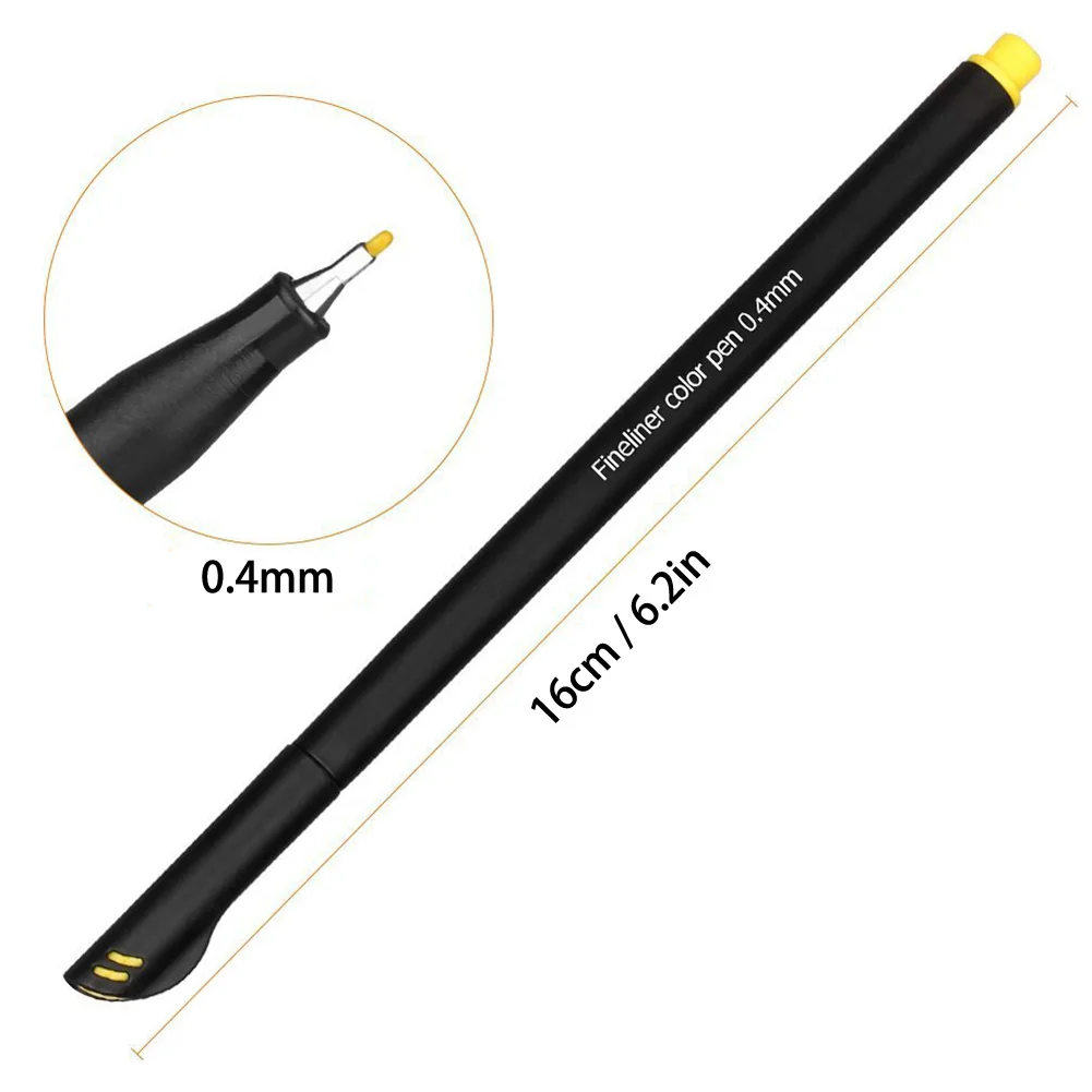 

Stationery 24 Color Fine Waterborne Hook Pen Painting Set Needle Pen Hand Account Stationery Painting set Needle Convenient