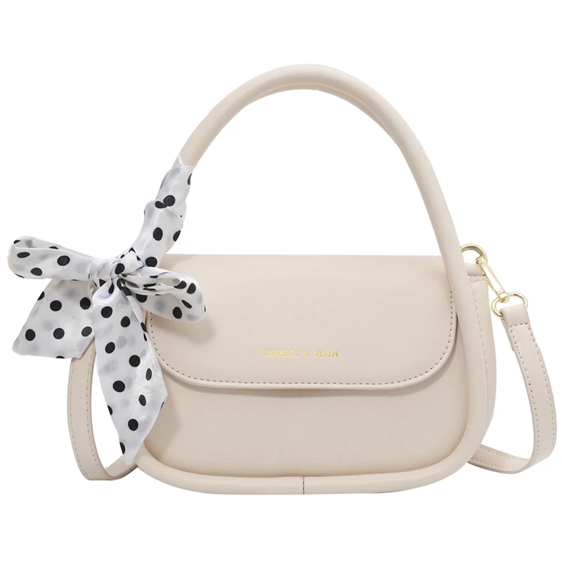 

Scarves Design Mini PU Leather Crossbody Bags for Women 2021 Spring Hot Trendy Luxury Shoulder Handbags Totes