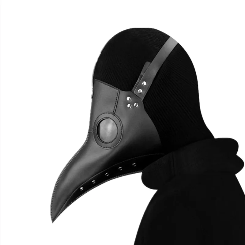 Хэллоуин средневековый Халат с капюшоном Чумной доктор маска для косплея шляпа